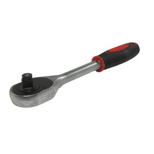 Вороток трещотка 1/2" INTERTOOL 24 зуба, длина 250мм, CrV, с храповым механизмом (34011)