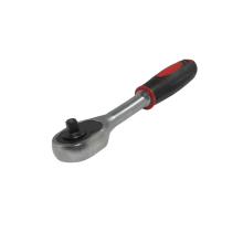 Вороток трещотка 1/4" INTERTOOL 24 зуба, длина 150мм, CrV, с храповым механизмом (34012)