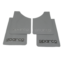 Брызговики SPARCO 360 х 220 мм, универсальные, серые, к-кт 4шт, мягкий капрон (35198)