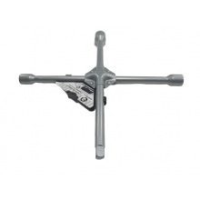 Ключ колёсный балонный INTERTOOL "крест" 22 х 19 х 17 х 1/2", усиленный (38754)