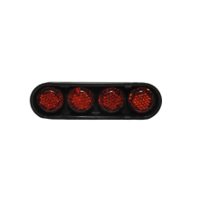 Болт номерного знака со светоотражателем, красный ELEGANT М 4 х 15 х 1.25, к-кт 4шт (40668)