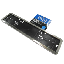 Рамка номера из нержавеющей стали, хромированная VITOL (48258)