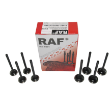 Клапан RAF ВАЗ 2108, 2109, 21099, 2110, 8 клап двиг 1.5л., ГАЗ двиг МЗ-406,  комплект впуск-выпуск 8 штук (49092)