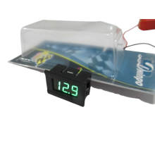 Вольтметр врезной EuroSport 12-24V 0.36" зеленый DSN-DVM-36-L2-G (64218)